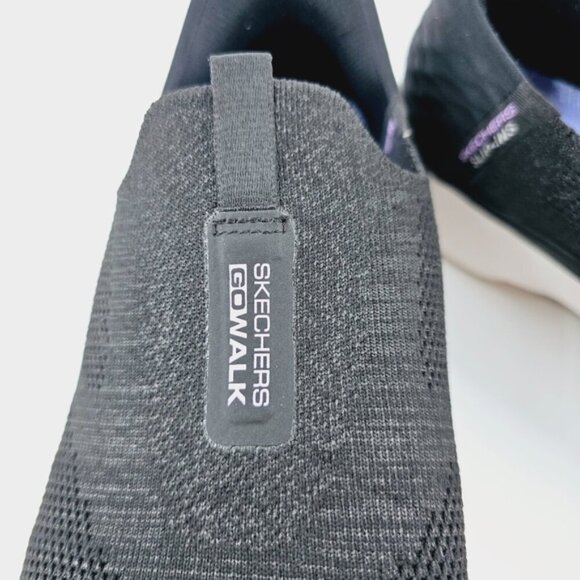 Skechers Gowalk Women's 10  Black Hand Free Slip-on Memory Foam Air-Cool Sneaker - Picture 8 of 9